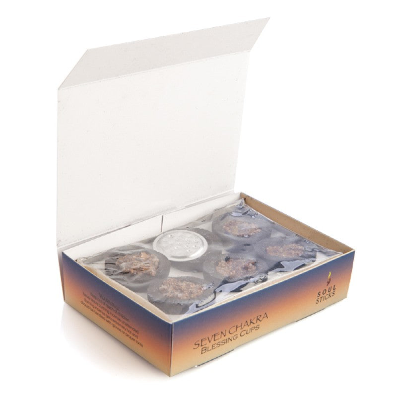 Soul Sticks Chakra Incense Cup - Set of 6