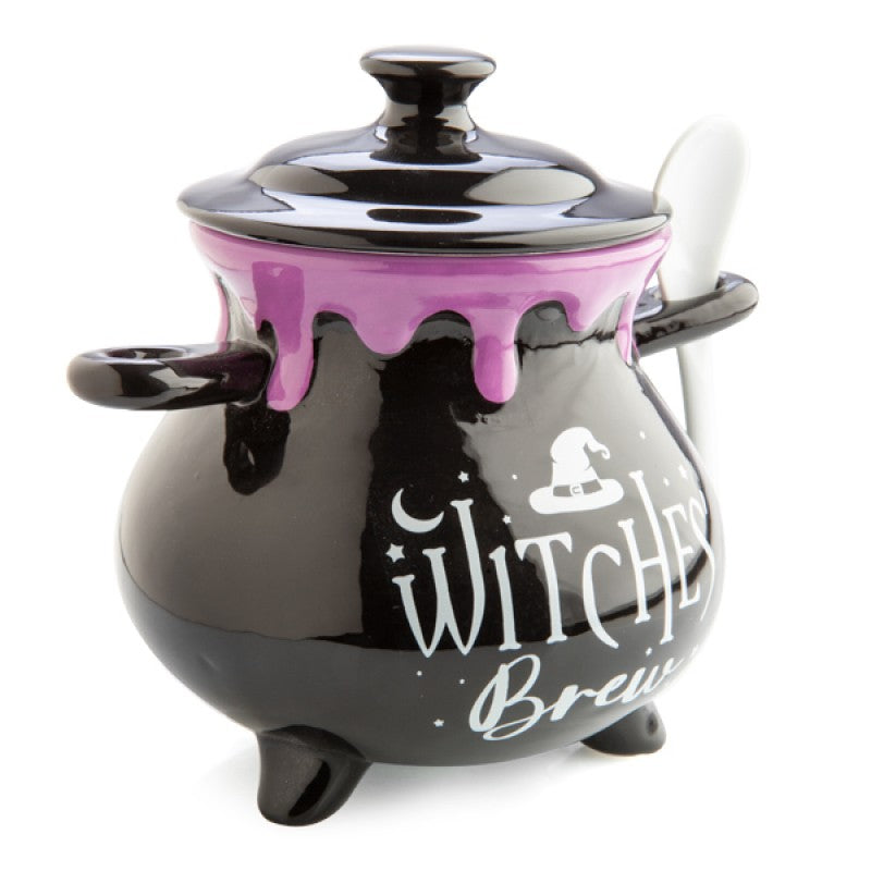 Witches' Brew Cauldron Soup Bowl & Spoon