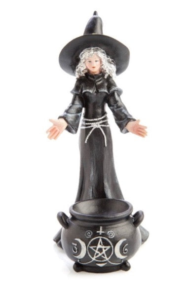 Witch & Cauldron Incense Burner