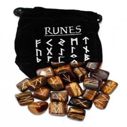 Tigers Eye Runes Set