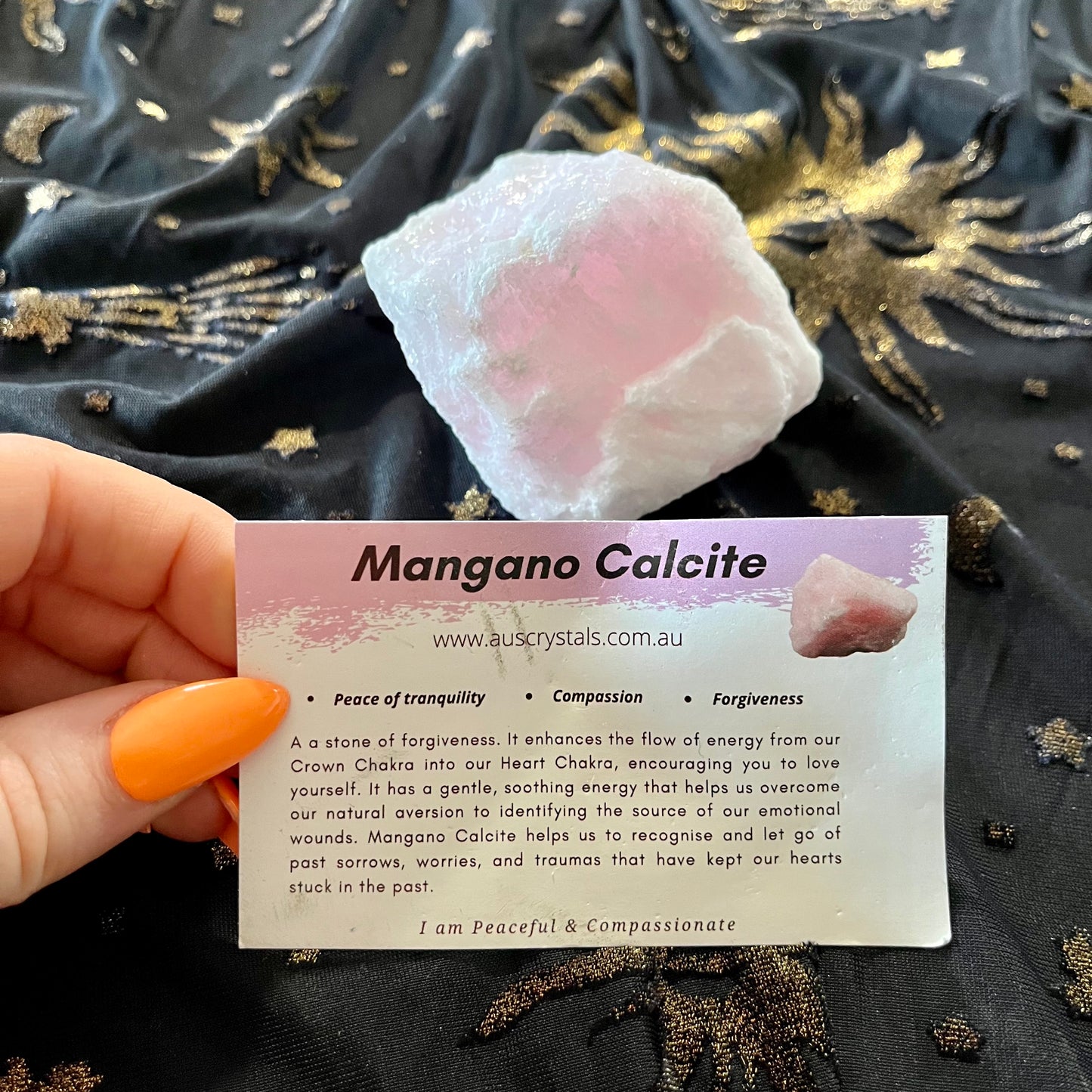 Mangano Calcite Rough (A Grade)