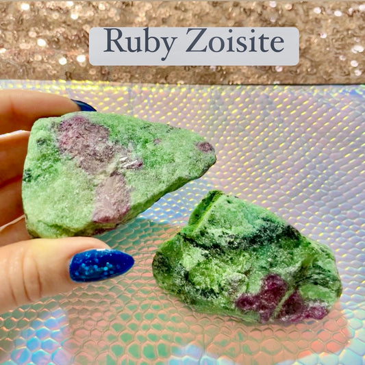 Ruby Zoisite Rough -1pc