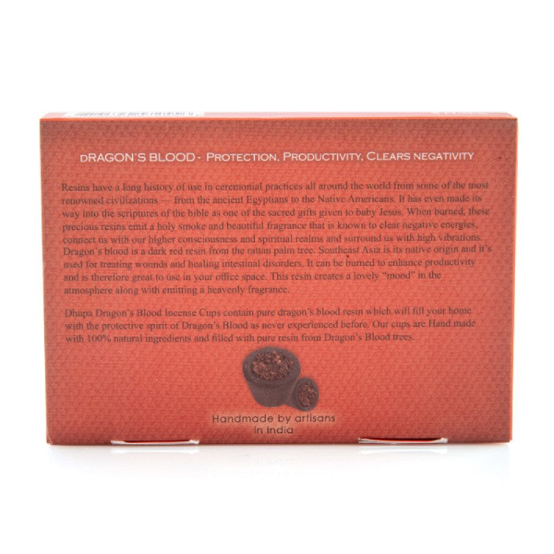 Soul Sticks Dragon's Blood Incense Cup - Set of 6