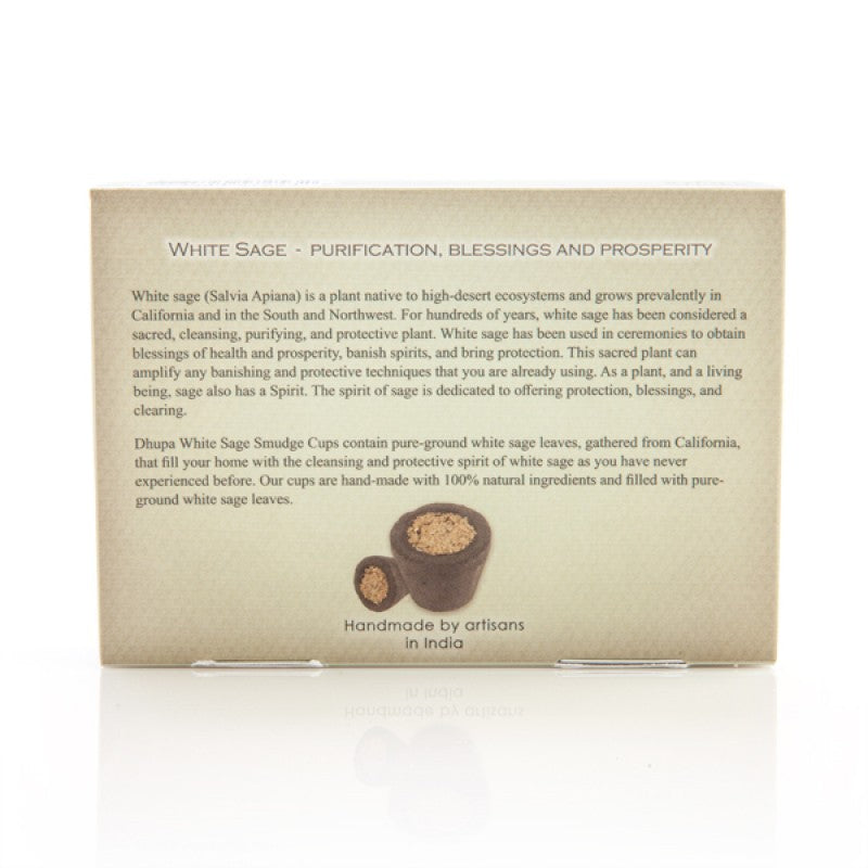 Soul Sticks White Sage Incense Cup - Set of 6