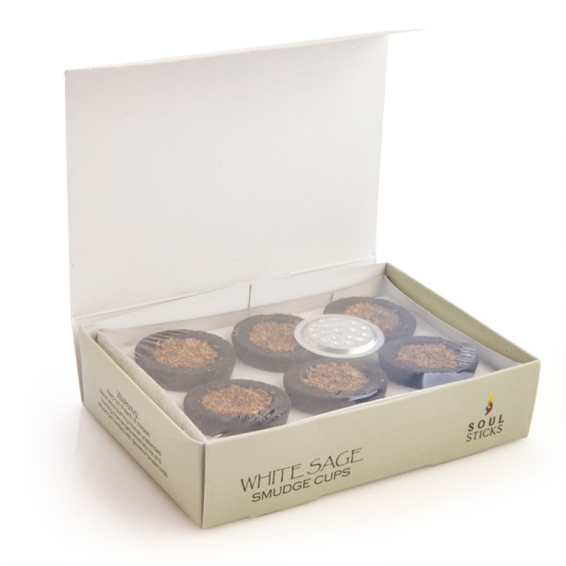 Soul Sticks White Sage Incense Cup - Set of 6