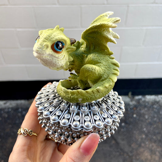 Green Dragon on Trinket Box