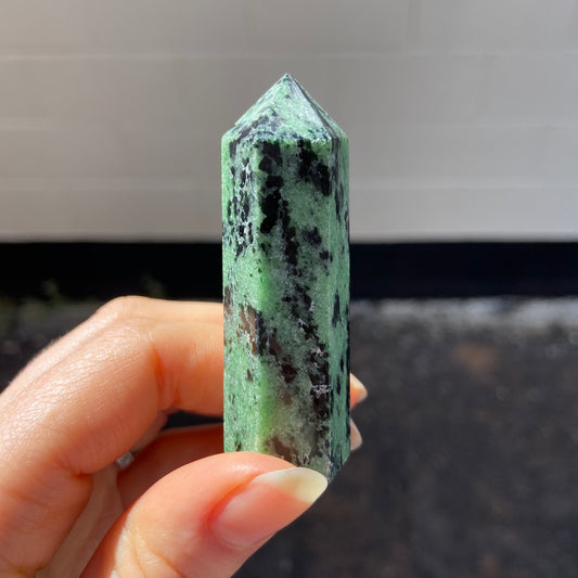 Ruby Zoisite Tower Small