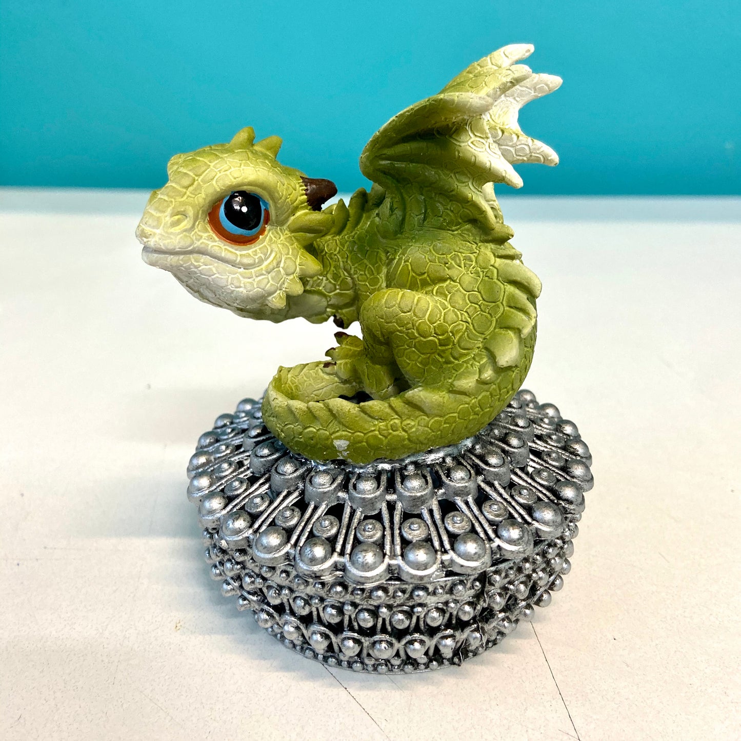 Green Dragon on Trinket Box