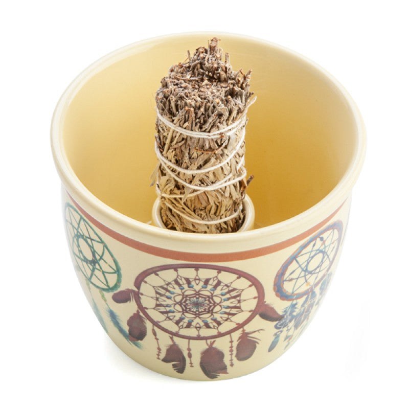 Dreamcatcher Ceramic Smudge Bowl